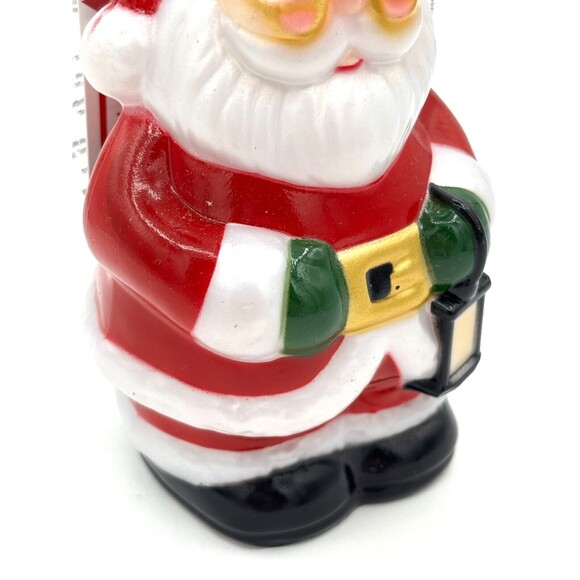 Mr Christmas Santa Blow Mold Ornament Macys‎ Battery Operated LED w/Timer Indoor - Picture 9 of 11